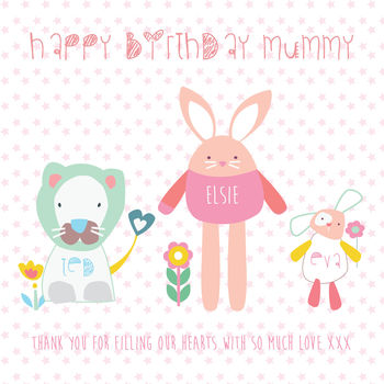 Personalised Family Birthday Greeting Card, 4 of 4