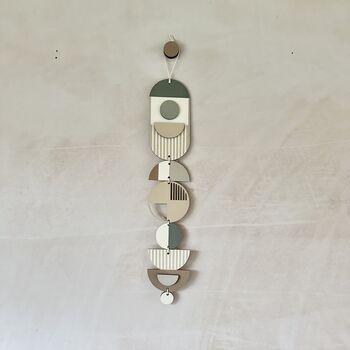 Small Modern Wall Hanging Natural Geometric Art, 4 of 4