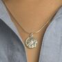 Personalised Sterling Silver St. Christopher Necklace, thumbnail 3 of 4