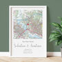 Our New Home Ordnance Survey Explorer Personalised Map Print New Home Gift, thumbnail 1 of 12