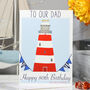 Personalised Lighthouse Age Birthday Card, thumbnail 10 of 12
