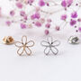 Gold Or Silver Colour Flower Modest Pin, thumbnail 6 of 12