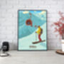 Solden Ski Resort Austria Travel Poster Art Print, thumbnail 4 of 6