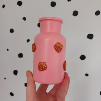 Hand Decorated Strawberry Mini Vase, 2 of 5
