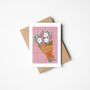 Thanks A Bunch Greeting Card, thumbnail 1 of 2