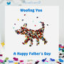 Dog Father's Day Butterfly Card, thumbnail 1 of 12
