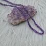 Amethyst Beaded Necklace, thumbnail 1 of 8