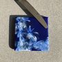 Sold Home Made Blue Ceramic Coasters | Set Of Four, thumbnail 3 of 8