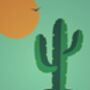 Desert Cactus Art Print, thumbnail 3 of 3