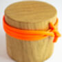 Oak And Coloured Leather Door Stop, thumbnail 6 of 12