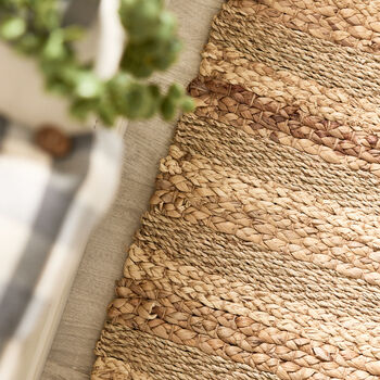 Emery Seagrass And Water Hyacinth Runner Rug, 3 of 4