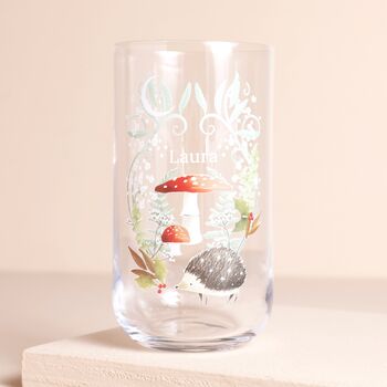 Personalised Woodland Highball Glass, 3 of 3