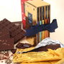 Organic Chocolate Selection In Gold Christmas Gift Box, thumbnail 2 of 4