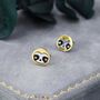 Sterling Silver Sloth Stud Earrings, thumbnail 7 of 12