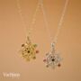 Spinning Nine Gemstones Dharma Wheel Necklace, thumbnail 11 of 11