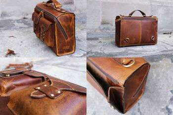 Leather Handbag Shoulder Bag Backpack Personalised Gift, 9 of 12