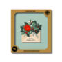 Christmas Wishes Floral Envelope Pack Of 10 Cards, thumbnail 1 of 3