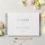 Personalised Modern Wedding Guest Book, thumbnail 2 of 11