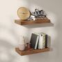 40 Cm Brown Floating Wall Mounted Shelf, thumbnail 1 of 7