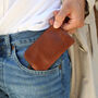 'Forbes' Men's Card Holder Wallet In Cognac Leather, thumbnail 1 of 7