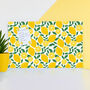 White Lemon Magnetic Noticeboard, thumbnail 1 of 2