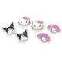 Hello Kitty Kuromi And My Melody Stud Earring Set, thumbnail 6 of 7