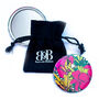 Tropical Floral Handbag Mirror With Cotton Pouch, thumbnail 5 of 7