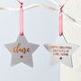 Foiled Glitter Star Christmas Decoration, thumbnail 6 of 6