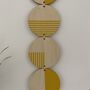 Yellow Lines Geometric Contemporary Wall Hanging Art, thumbnail 6 of 6