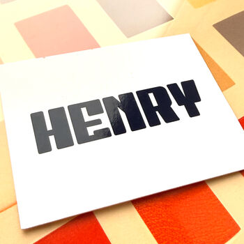 Personalised Name Sticker Waterproof Custom Decal, 12 of 12