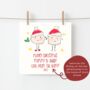 Merry Christmas Mummy And Daddy From Bump, thumbnail 2 of 4