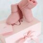 Rose Baby Booties Gift, thumbnail 2 of 7