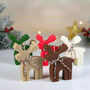 Reindeer Candles Rudolph Christmas Candle Moose Shape, thumbnail 2 of 7