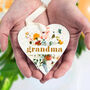 Personalised Mother's Day Heart Gift For Grandma, thumbnail 1 of 8