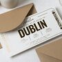 Personalised Surprise Trip Boarding Pass Gift Voucher, thumbnail 4 of 9