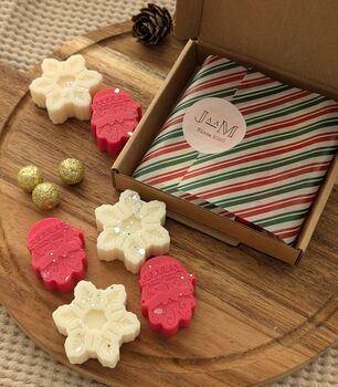 Secret Santa Wax Melt Gift Set For Colleague, 2 of 7