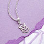 Sterling Silver Third Eye Chakra Necklace, thumbnail 2 of 4