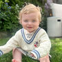 Clubhouse Personalised Baby And Children’s Cricket Jumper, thumbnail 1 of 12