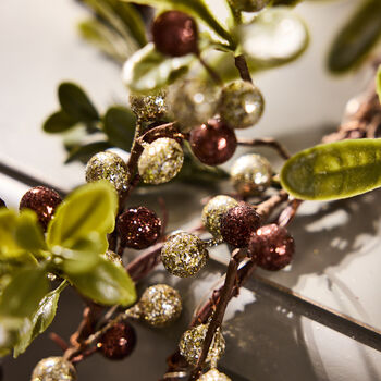 Copper Berry Light Up Garland, 4 of 6