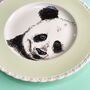 Panda Bear Vintage Plate Wall Decor, thumbnail 2 of 3