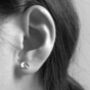 Thank You Teacher Gift Sterling Silver Flower And Leaf Mismatched Earrings, thumbnail 8 of 12