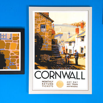 Authentic Vintage Travel Advert For Cornwall, 2 of 8