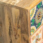 Hand Painted Bohemian Nine Drawer Cabinet Chest, thumbnail 4 of 7