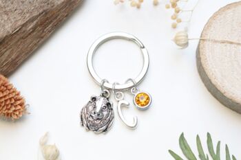 Guinea Pig Personalised Keyring, 6 of 8
