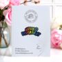 Rainbow Coloured Neurodivergent, Autism, Adhd, Dyslexia, Tourettes Enamel Pin Badge Gift For Kids, thumbnail 1 of 8