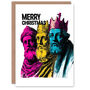 Three Wise Men Magi Kings Cmyk Pop Art Style Christmas Card, thumbnail 1 of 6