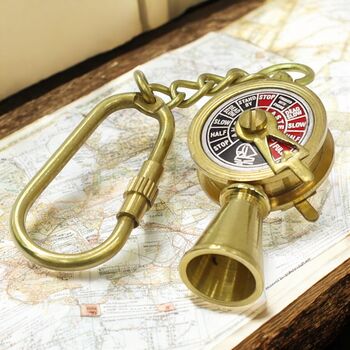 Ship Engine Telegraph Keychain, 5 of 7