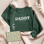 Personalised 'Dada' Appliquéd Family Sweatshirt, thumbnail 3 of 11