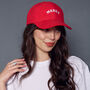 Merry Slogan Christmas Cap, thumbnail 5 of 6