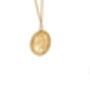 Queen Elizabeth Sixpence Coin 24k Gold Plated Necklace, thumbnail 2 of 12